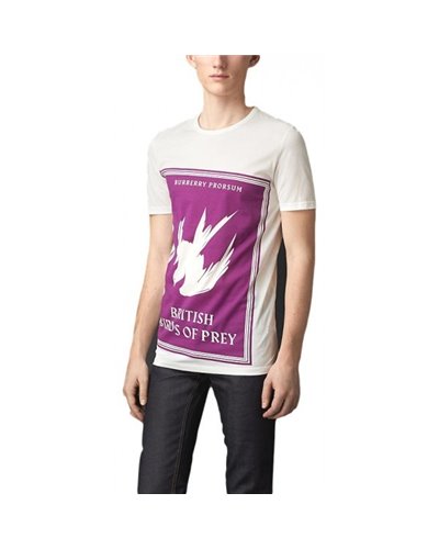 Burberry Men's Book Cover Print Cotton T-Shirt