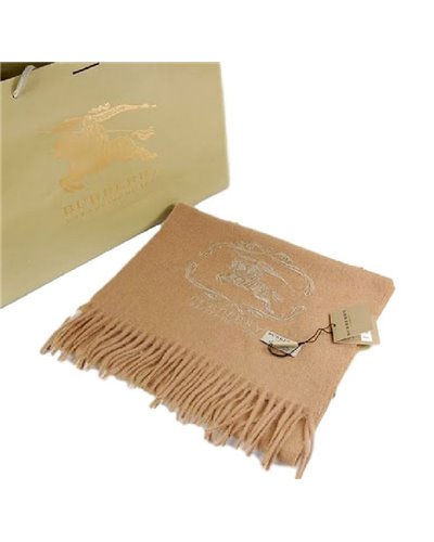 Burberry Classic Solid Cashmere Scarf Carmel