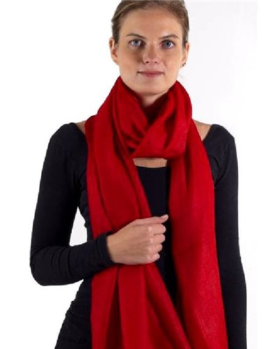 Burberry Classic Solid Cashmere Scarf Red