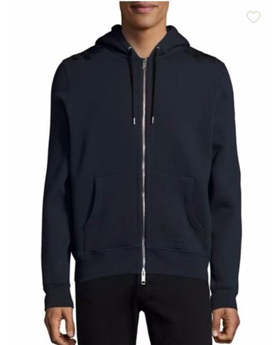 Burberry Jersey Hooded Jacket