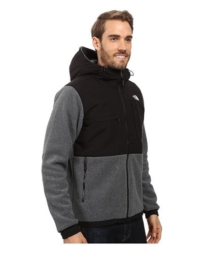 The North Face Men's Denali Fleece Hoodie Charcoal