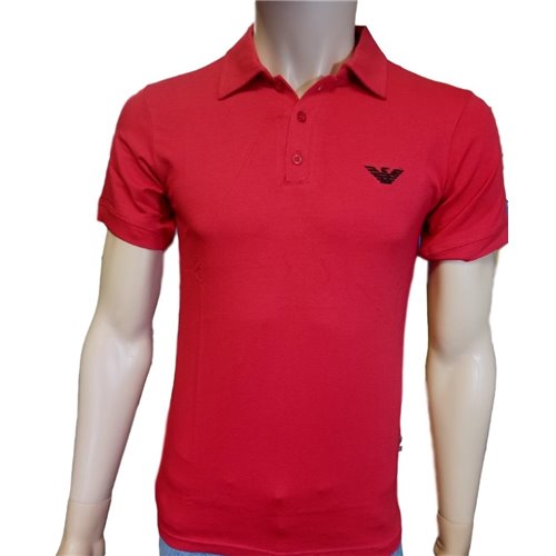 Armani Men's Polo Shirt Red