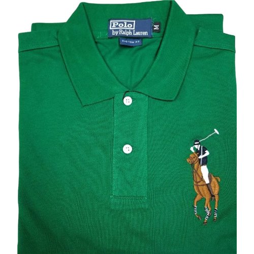 Ralph Lauren Multicolor Big Pony Short Sleeve Polo Shirt Green