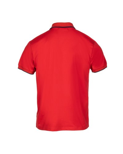 Versace Collection Men's Decorated Polo Shirt  RED