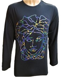 Versace Mens Medusa T-Shirts Black