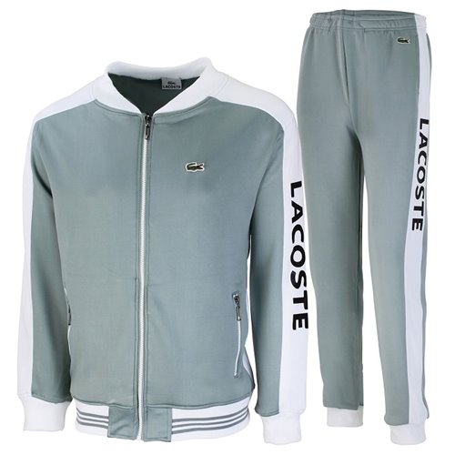 Lacoste Men's Sport Color-Blocked Track Suit White/Black