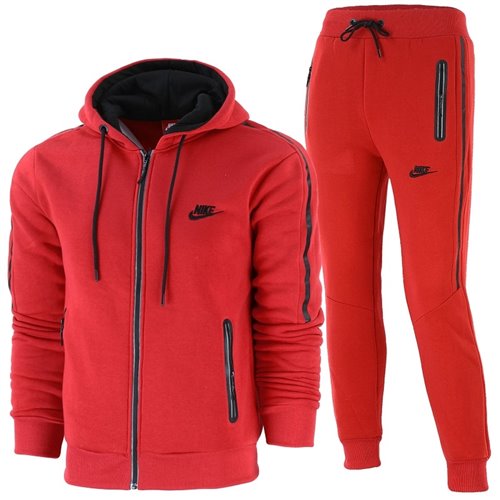Nike Sportswear Tech Pack Men's Knit Track Suite Red