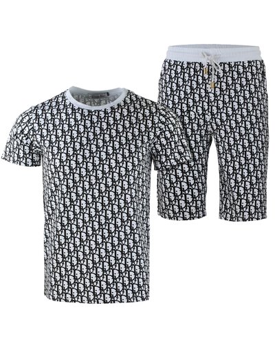 Christian Dior Monogram Shorts & T Shirt Set