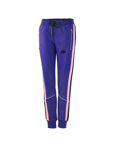 Nike Womens Essential Colorblock Full-Zip Fleece Hoodie & Pants Set