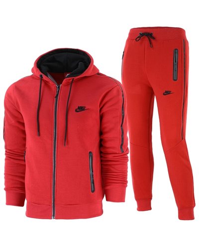 Nike Sportswear Tech Pack Men's Knit Track Suite Red