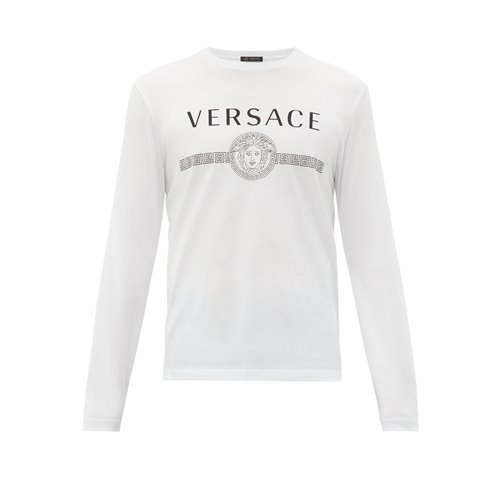 Versace Men's Sustainable Logo T-Shirt