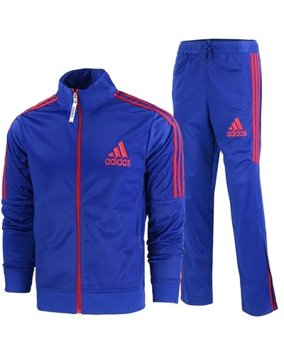 Adidas 3-Stripe Tricoat Track Set Jacket & Pants