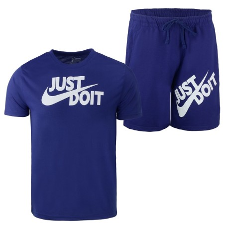 Nike Men's Just Do It Crewneck  Top  Short Set