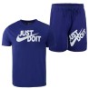 Nike Men's Just Do It Crewneck  Top & Short Set Navy