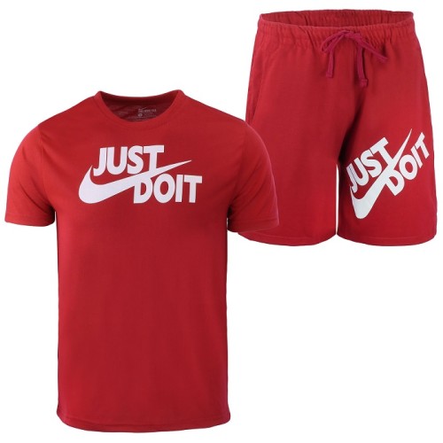 Nike Men's Just Do It Crewneck  Top & Short Set