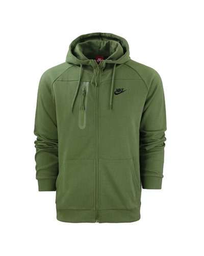 Nike Men's Tech  Fleece Zip Hoodie & Pants Set Olive