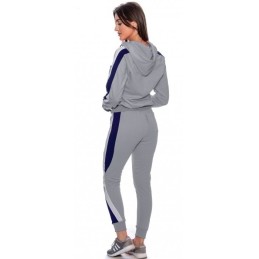 Nike Womens Essential Colorblock Full-Zip Fleece Hoodie & Pants Set