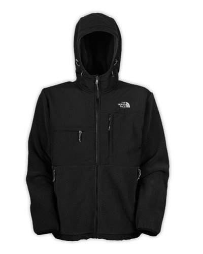 The North Face Men's Denali Fleece Hoodie Jacket Black