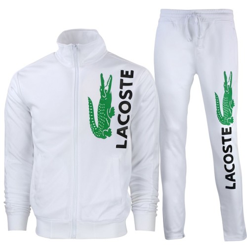 Lacoste Men's Sport Color-Blocked Track Suit White