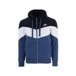 Nike Sportswear Colorblock Full-Zip Hoodie & Pants Set Navy