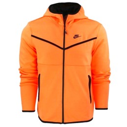 Nike Tech Fleece Full-Zip Hoodie & Pants 2 Pc Set Orange/Black