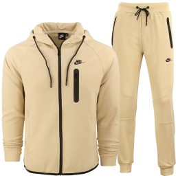 Nike Sportswear Tech Fleece Hoodie & Pants Men's Khaki