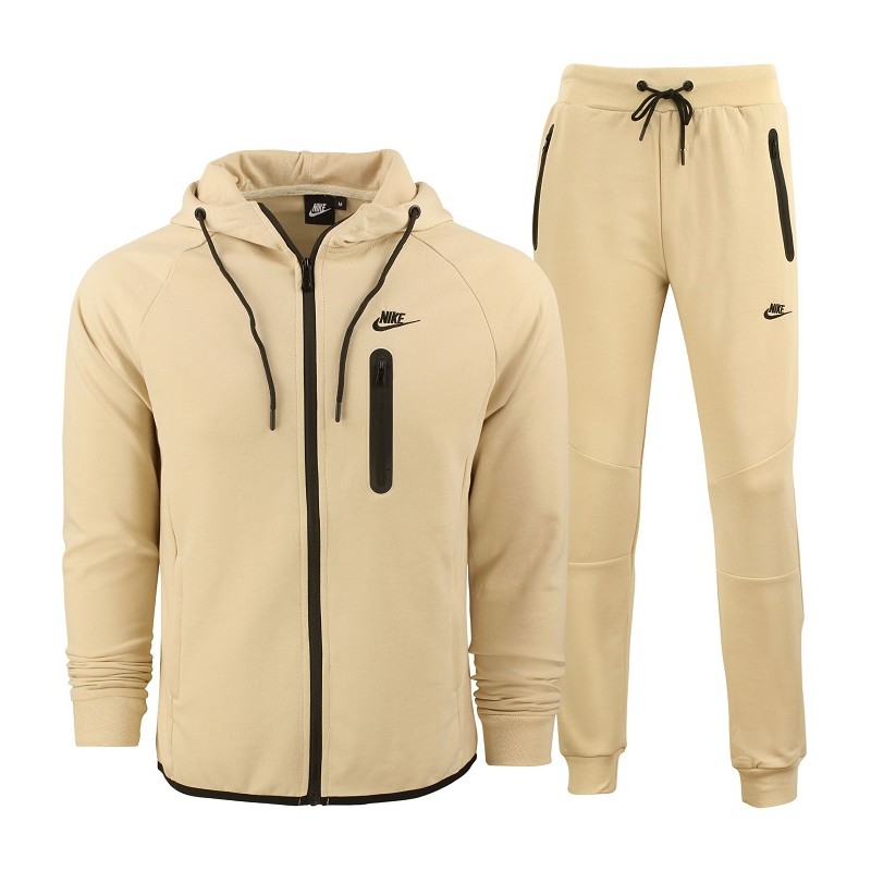 Nike Sportswear Tech Fleece Hoodie & Pants Men's Khaki