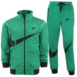 Nike Sportswear Swoosh  2 Piece Tracksuit Green/Black Last One