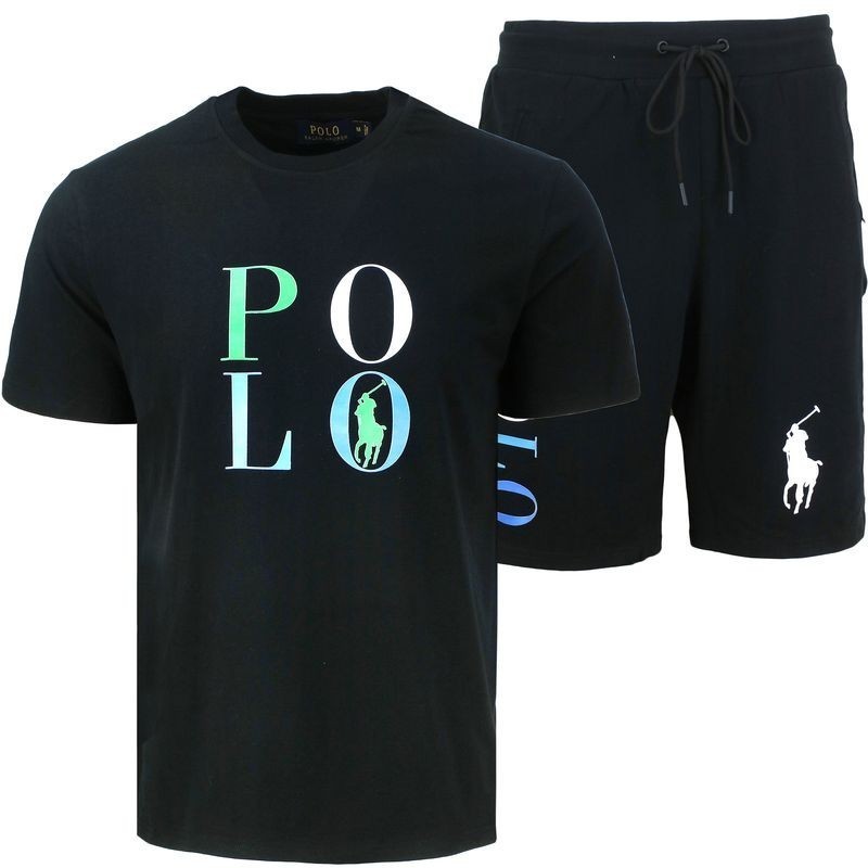 R.L Polo Men's Pony Shorts & Graphic T Shirt Final Sale