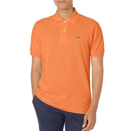 Lacoste Pique Polo Shirt  Orange