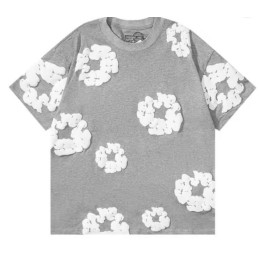 Denim Tears The Cotton Wreath Shorts & T Shirt 2 Piece Set Final Sale