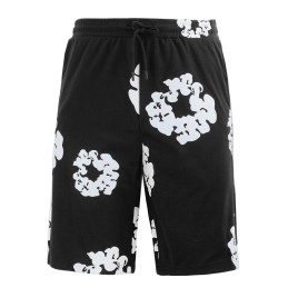 Denim Tears The Cotton Wreath Shorts & T Shirt 2 Piece Set Final Sale