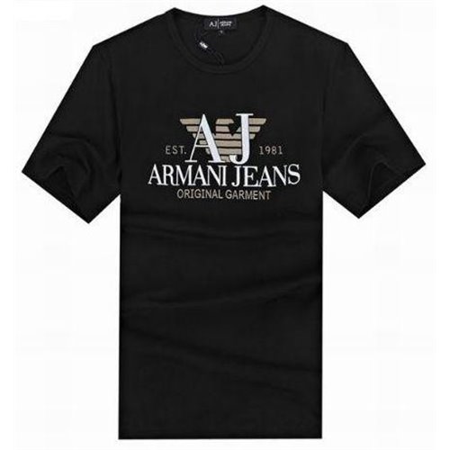Armani Tee Shirt In Black