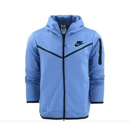 Nike Tech Fleece Full-Zip Hoodie & Pants 2 Pc Set  Dull Blue/Black