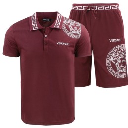Versace Men's Polo Shirt & Short Set