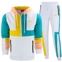 Nike Sportswear Men's Colorblock Tech Fleece Hoodie & Pants Set Final Sale