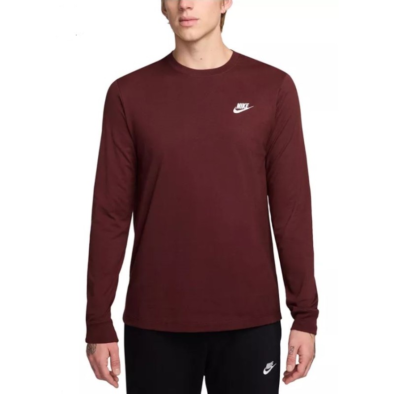Nike Men's Long-Sleeve Sportswear Club T-Shirt