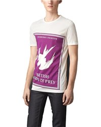 Burberry Men's Book Cover Print Cotton T-Shirt New For 2017