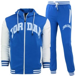 Jordan  varsity Tech Fleece Color Block Men's Hoodie & Pants  2 Pc Set