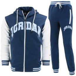 Jordan  varsity Tech Fleece Color Block Men's Hoodie & Pants  2 Pc Set