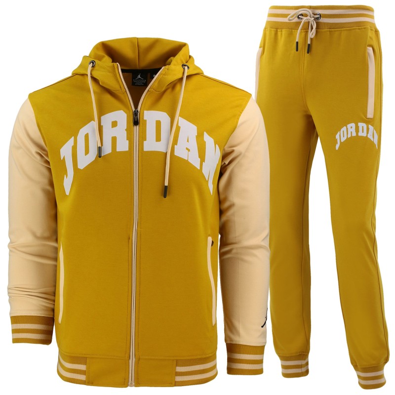 Jordan  varsity Tech Fleece Color Block Men's Hoodie & Pants  2 Pc Set