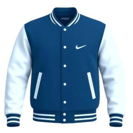 Nike Swoosh Men's Two Tone  Varsity Jacket Final Sale