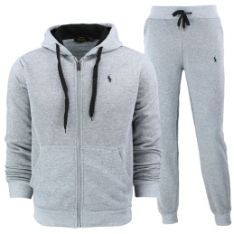Polo Colorblock Fleece Zip Hoodie & Pants Set