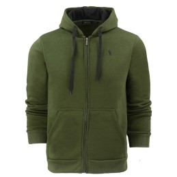 Polo Colorblock Fleece Zip Hoodie & Pants Set
