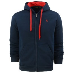 Polo Colorblock Fleece Zip Hoodie & Pants Set
