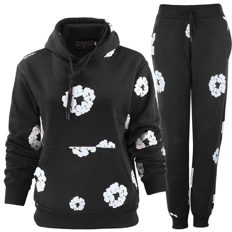Denim Tears Women's Cotton Wreath Hoodie & Sweatpants Final Sale