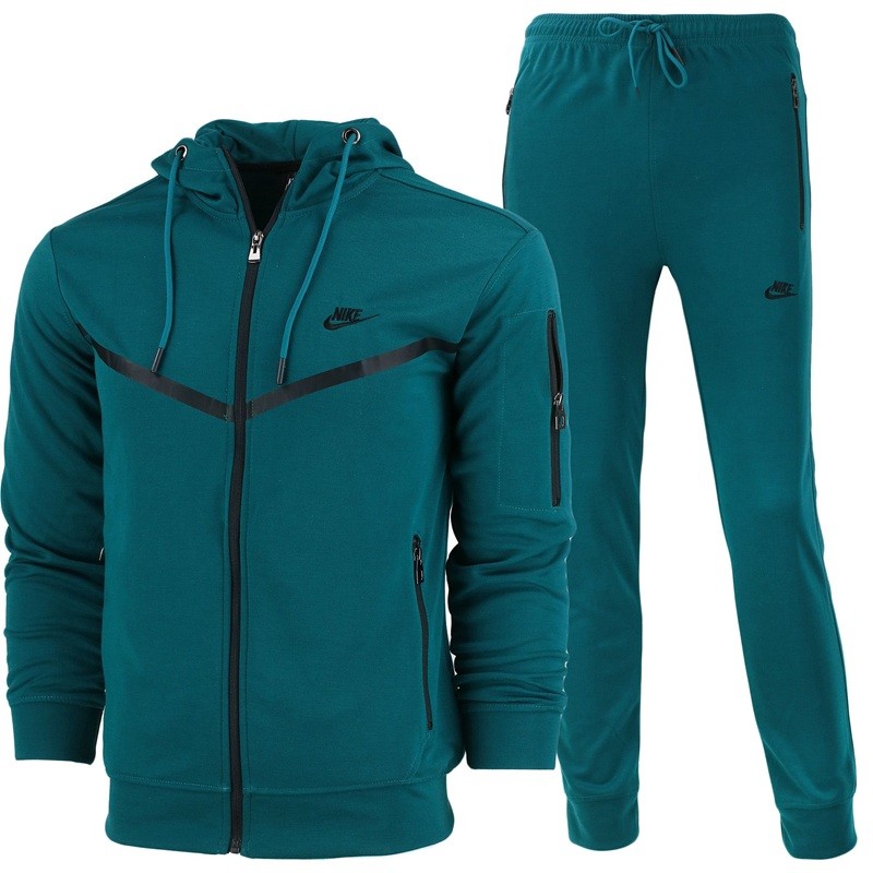 Nike Tech Fleece Full-Zip Hoodie & Pants 2 Pc Set Philly Green New For 2026