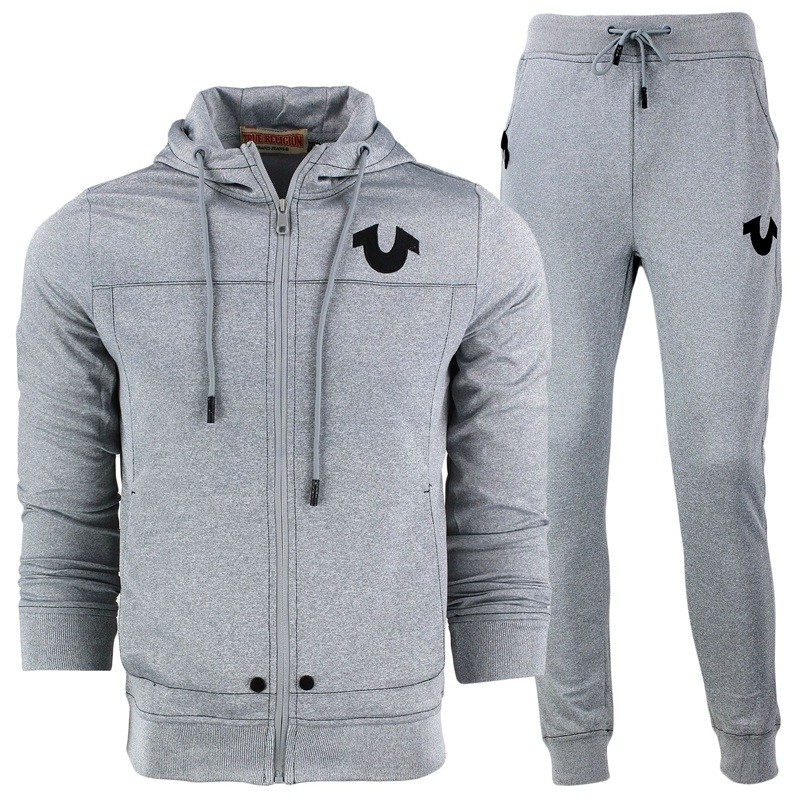 True Religion Buddah Zip Hoodie & Pants Set