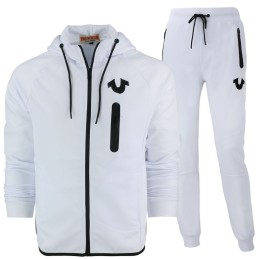 True Religion Men's Tech Fleece Hoodie & Pants Set