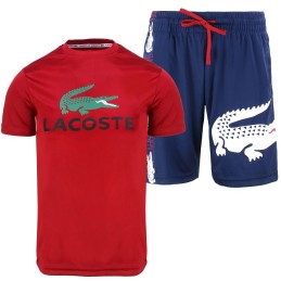 Lacoste Men's Sport Dri-Fit Shorts & T Shirt 2 Pc Set Final Sale